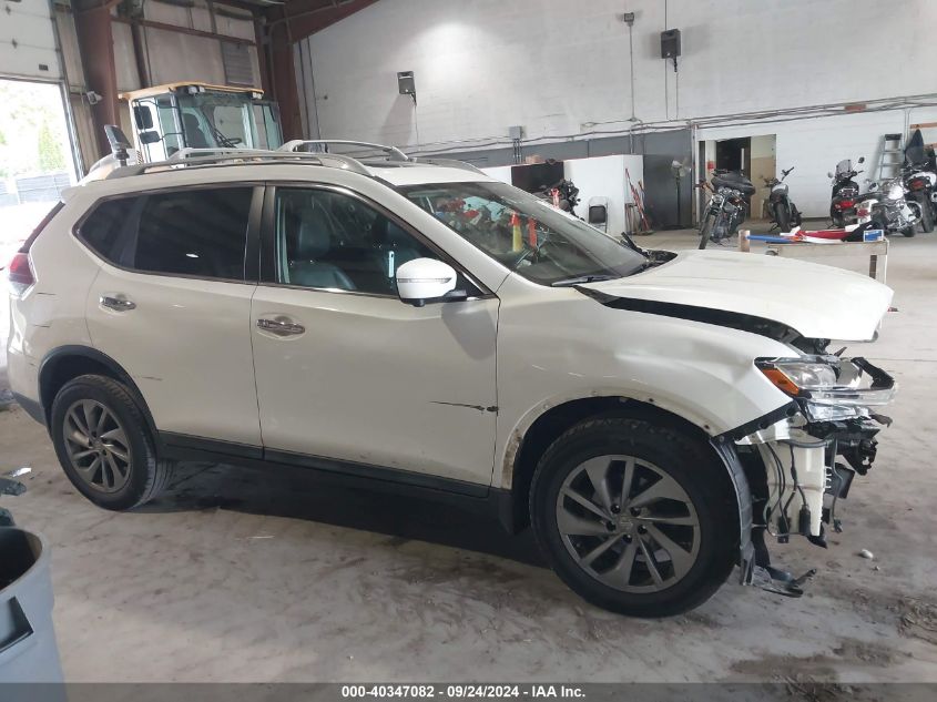 2015 Nissan Rogue Sl VIN: 5N1AT2MV4FC807833 Lot: 40347082