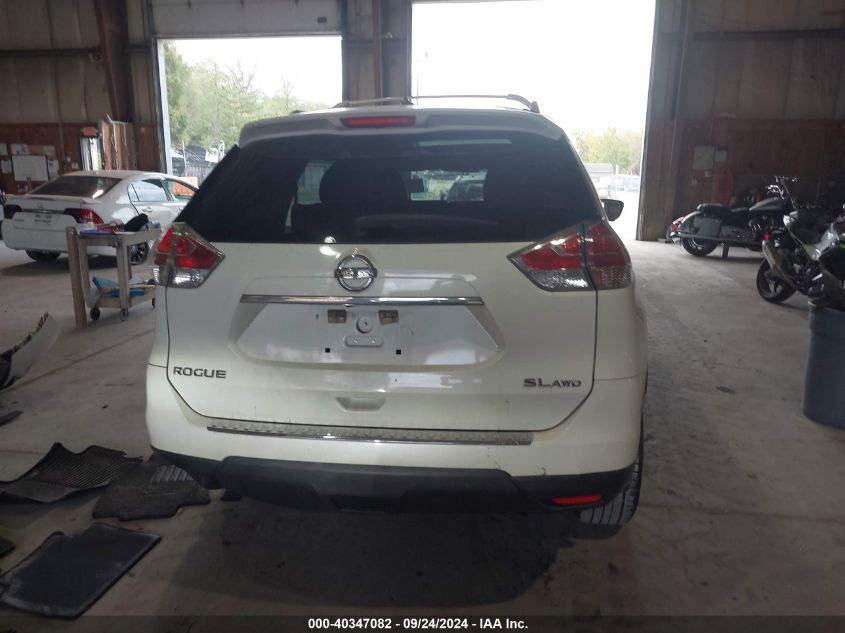 2015 Nissan Rogue Sl VIN: 5N1AT2MV4FC807833 Lot: 40347082