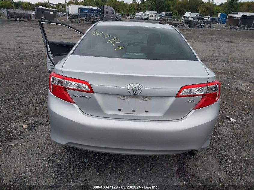 2012 Toyota Camry Le VIN: 4T1BF1FK4CU637214 Lot: 40347129