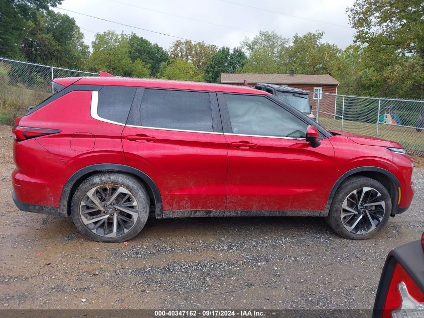 2022 Mitsubishi Outlander Es 2.5 2Wd VIN: JA4J3TA84NZ023666 Lot: 40347162