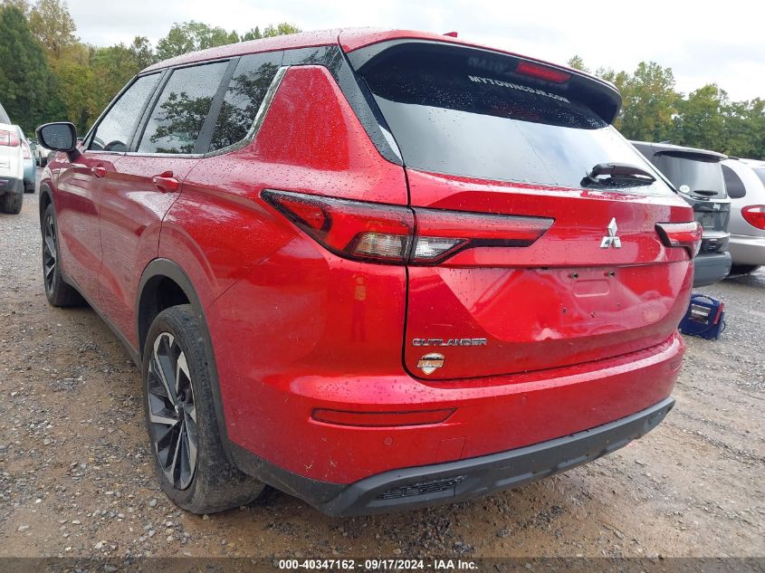 2022 Mitsubishi Outlander Es 2.5 2Wd VIN: JA4J3TA84NZ023666 Lot: 40347162