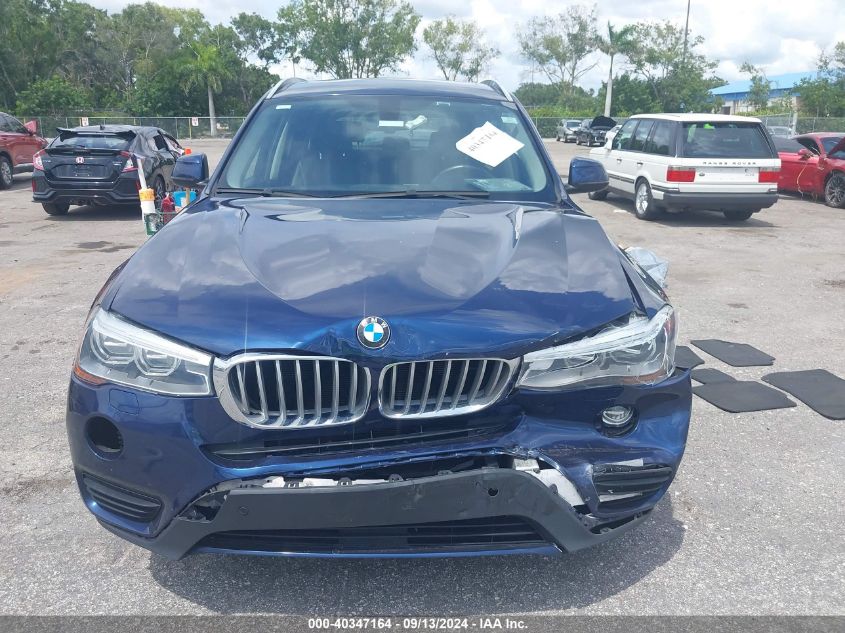 2015 BMW X3 SDRIVE28I - 5UXWZ7C55F0F75995