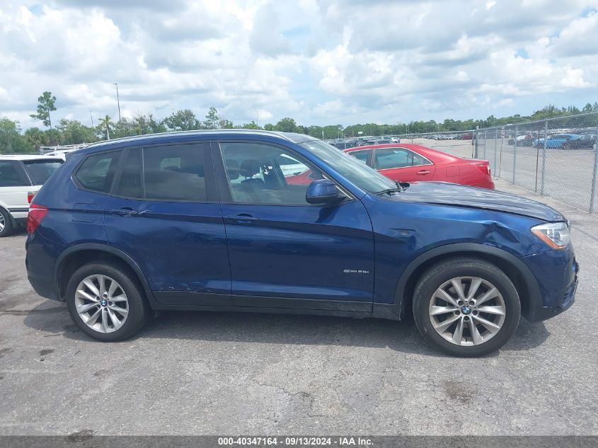 5UXWZ7C55F0F75995 2015 BMW X3 Sdrive28I