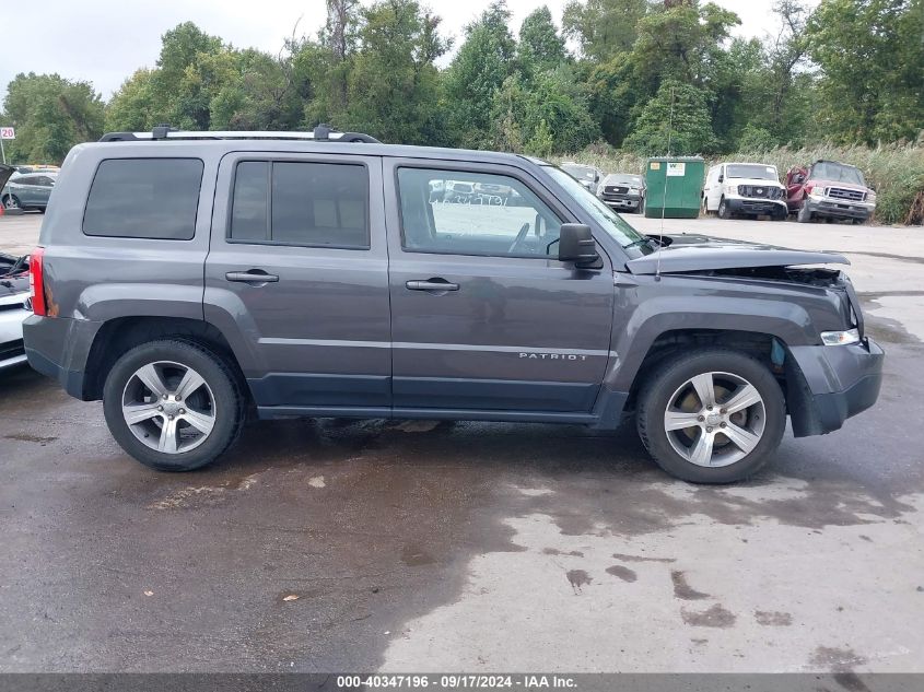 2017 Jeep Patriot High Altitude Fwd VIN: 1C4NJPFA6HD207962 Lot: 40347196