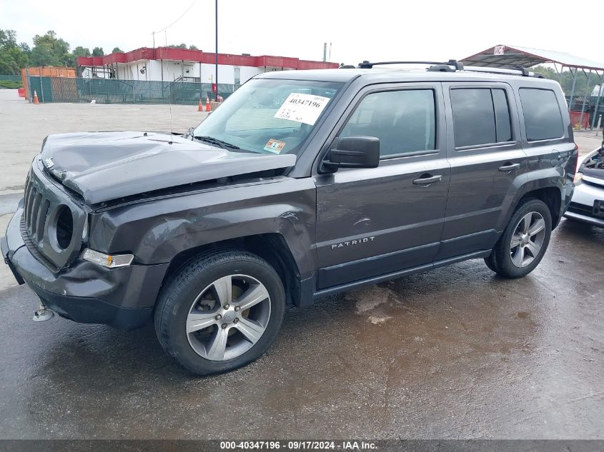 2017 Jeep Patriot High Altitude Fwd VIN: 1C4NJPFA6HD207962 Lot: 40347196