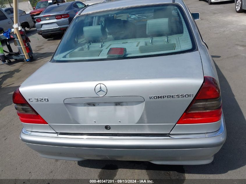 1999 Mercedes-Benz C 230 Kompressor VIN: WDBHA24G0XA780541 Lot: 40347201