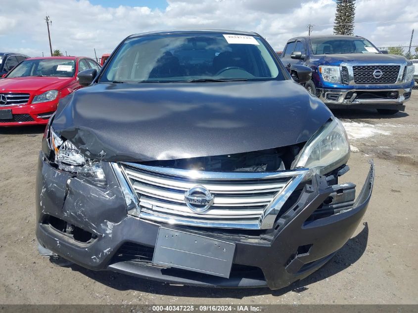 2013 Nissan Sentra S/Sv/Sr/Sl VIN: 3N1AB7AP6DL608765 Lot: 40347225