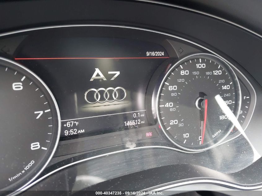 2013 AUDI A7 3.0T PREMIUM - WAU2GAFC0DN075637