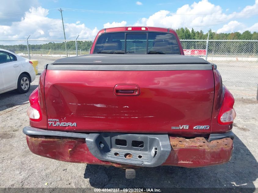 2006 Toyota Tundra Limited V8 VIN: 5TBBT48176S478967 Lot: 40347237