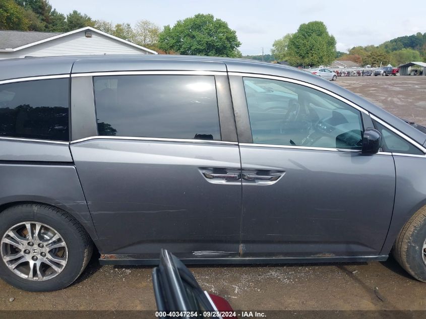 2013 Honda Odyssey Ex-L VIN: 5FNRL5H60DB016789 Lot: 40347254