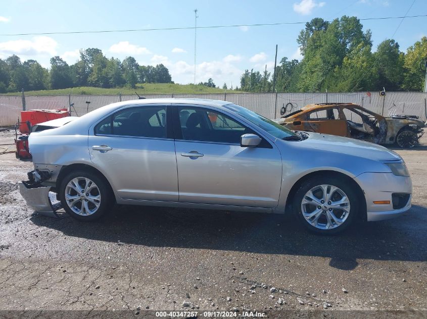 2012 Ford Fusion Se VIN: 3FAHP0HA3CR121756 Lot: 40347257