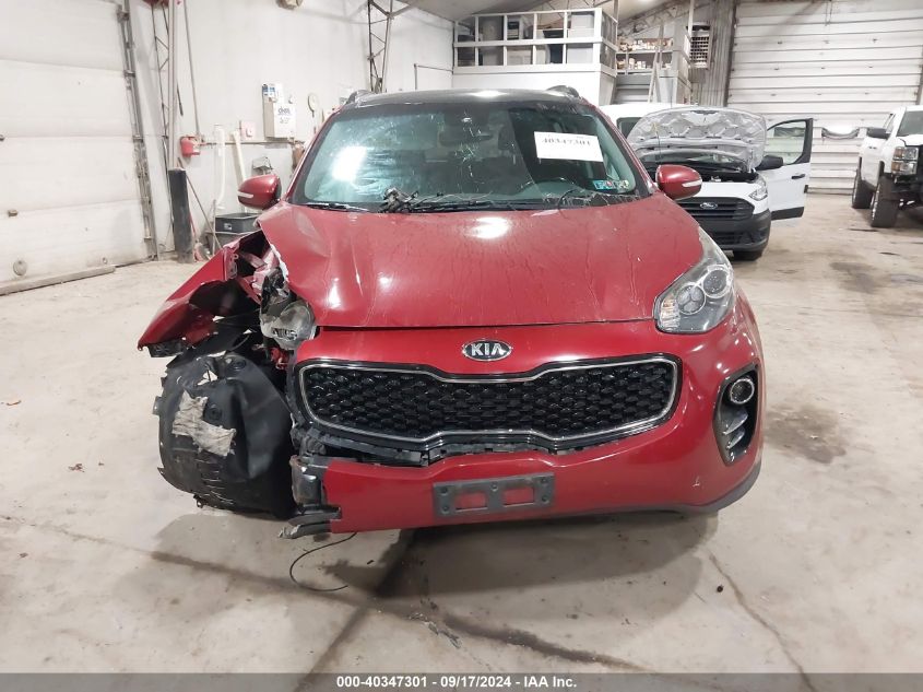 2018 Kia Sportage Ex VIN: KNDPNCAC0J7301922 Lot: 40347301