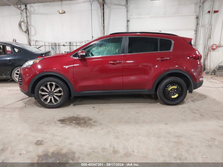 KNDPNCAC0J7301922 2018 Kia Sportage Ex