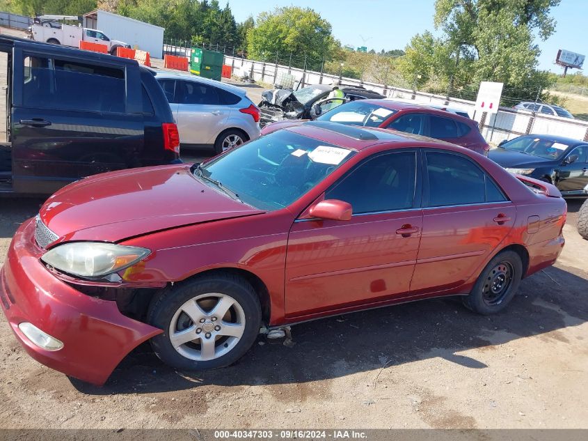 2004 Toyota Camry Se VIN: 4T1BA32K04U500546 Lot: 40347303