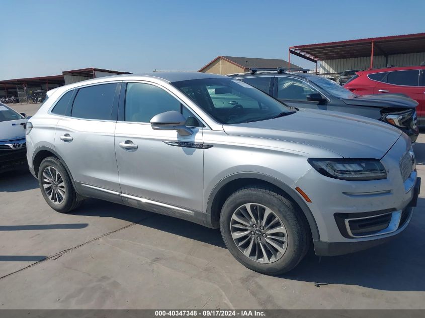 2019 Lincoln Nautilus Select VIN: 2LMPJ6K92KBL11571 Lot: 40347348