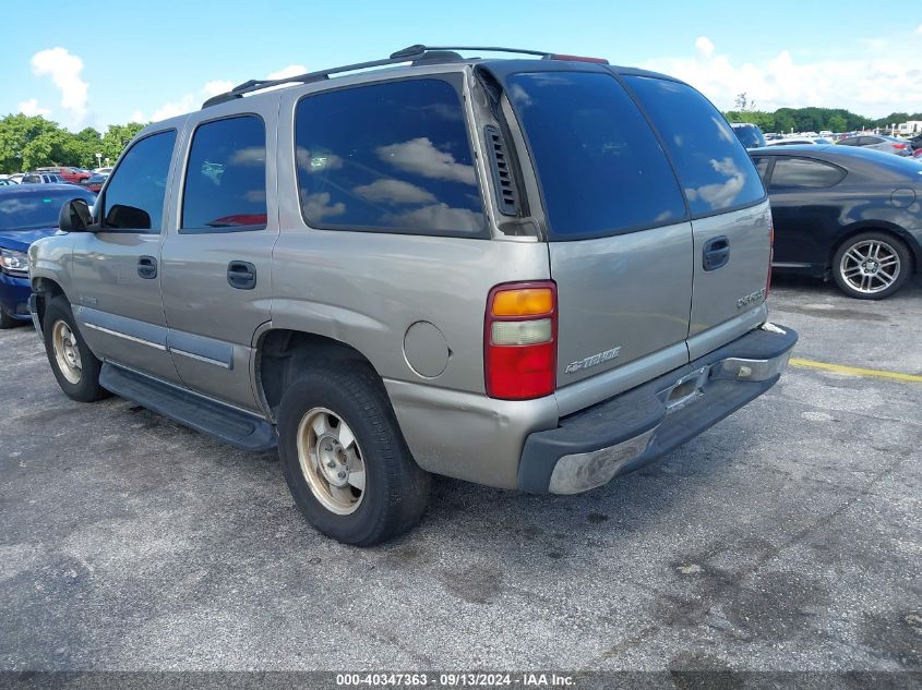 2002 Chevrolet Tahoe Ls VIN: 1GNEC13Z32R152132 Lot: 40347363