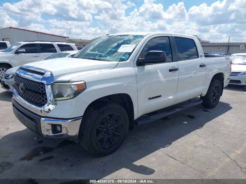 VIN 5TFEM5F15JX134440 2018 Toyota Tundra, Sr5 4.6L V8 no.2