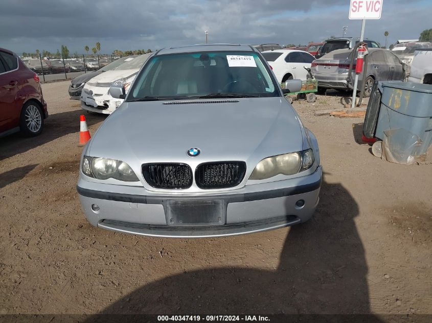 2004 BMW 325I VIN: WBAAZ33404KP86187 Lot: 40347419