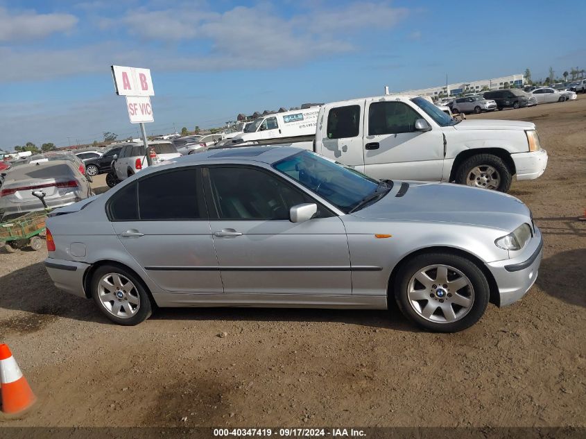 2004 BMW 325I VIN: WBAAZ33404KP86187 Lot: 40347419