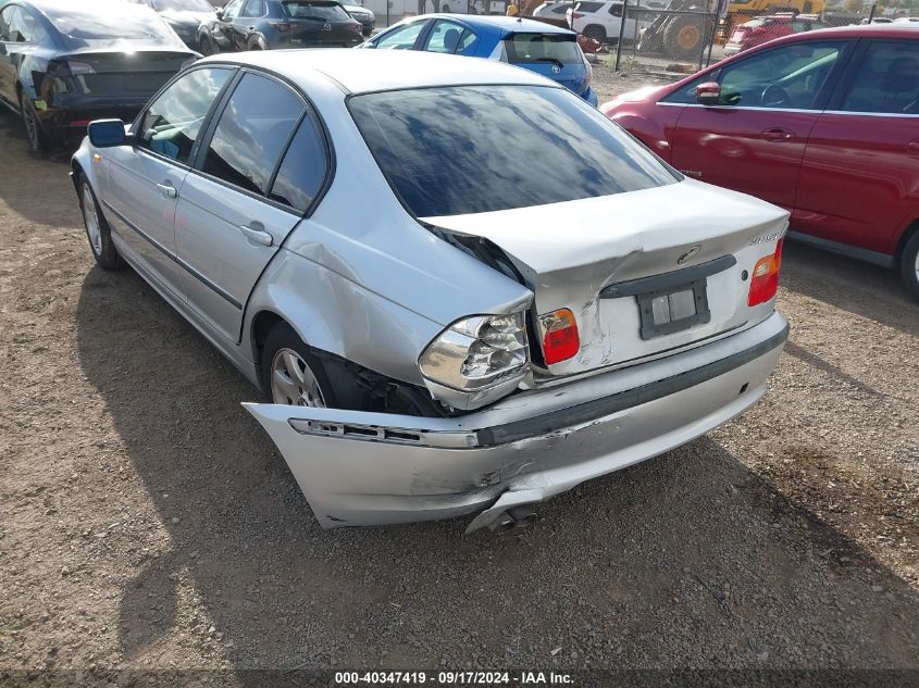 2004 BMW 325I VIN: WBAAZ33404KP86187 Lot: 40347419