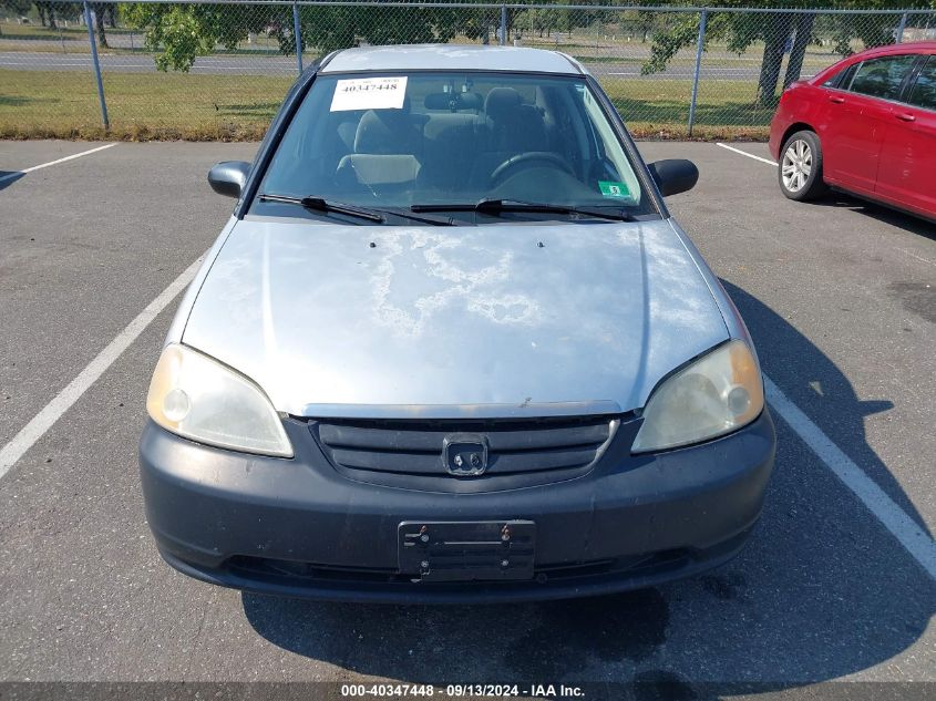 2003 Honda Civic Lx VIN: 2HGES16533H603017 Lot: 40347448