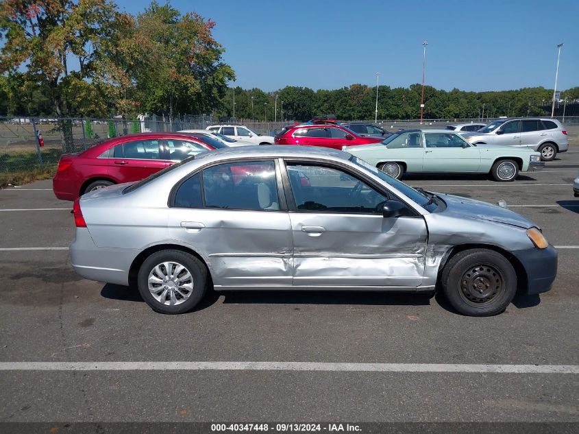 2003 Honda Civic Lx VIN: 2HGES16533H603017 Lot: 40347448