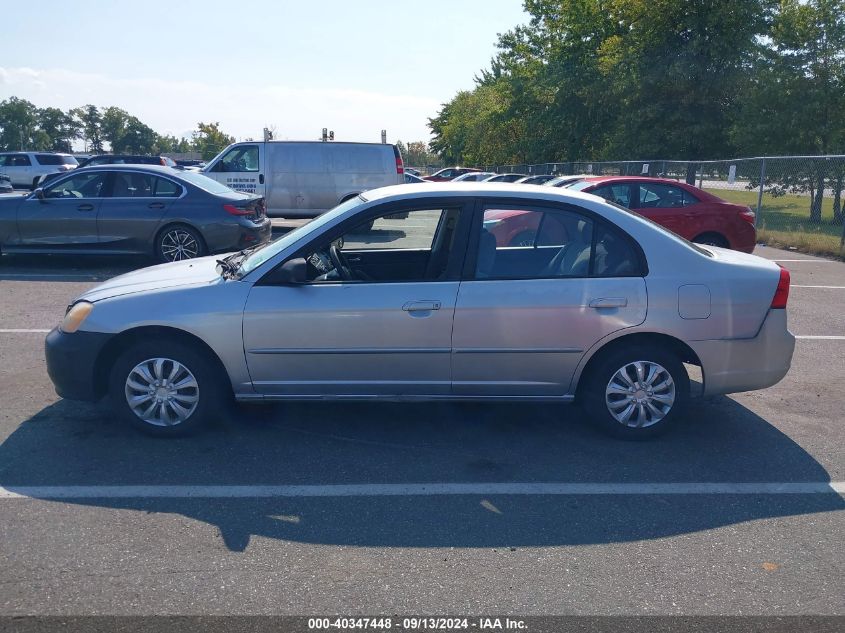 2003 Honda Civic Lx VIN: 2HGES16533H603017 Lot: 40347448