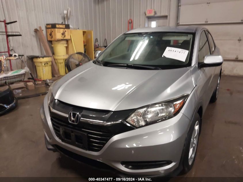 2018 Honda Hr-V Lx VIN: 3CZRU6H39JG729814 Lot: 40347477