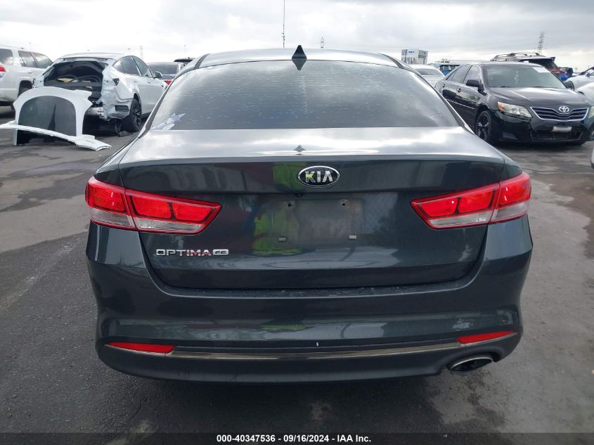 2016 Kia Optima Lx VIN: 5XXGT4L34GG016780 Lot: 40347536