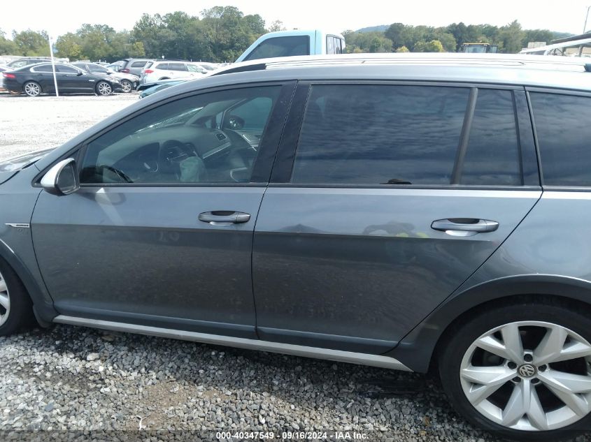 2018 Volkswagen Golf Alltrack Tsi S/Tsi Se/Tsi Sel VIN: 3VWH17AU0JM755235 Lot: 40347549