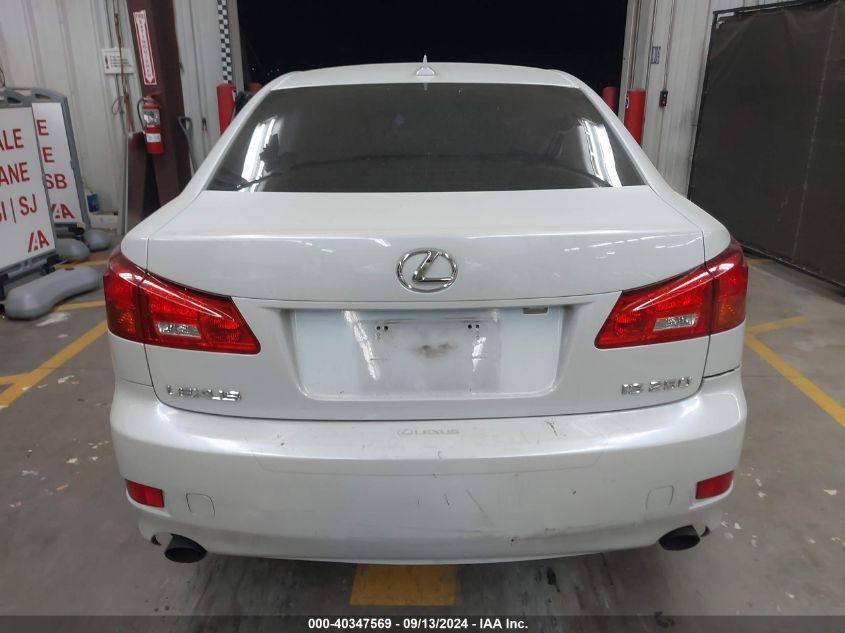 2008 Lexus Is 250 VIN: JTHBK262985069127 Lot: 40347569