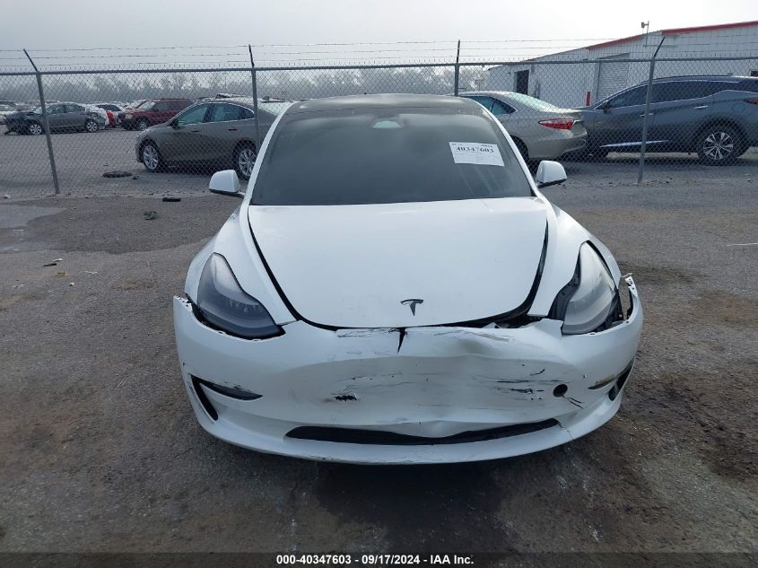 2021 Tesla Model 3 Long Range Dual Motor All-Wheel Drive VIN: 5YJ3E1EB7MF903400 Lot: 40347603