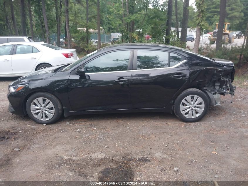 2021 Nissan Sentra S Xtronic Cvt VIN: 3N1AB8BV7MY290595 Lot: 40347646