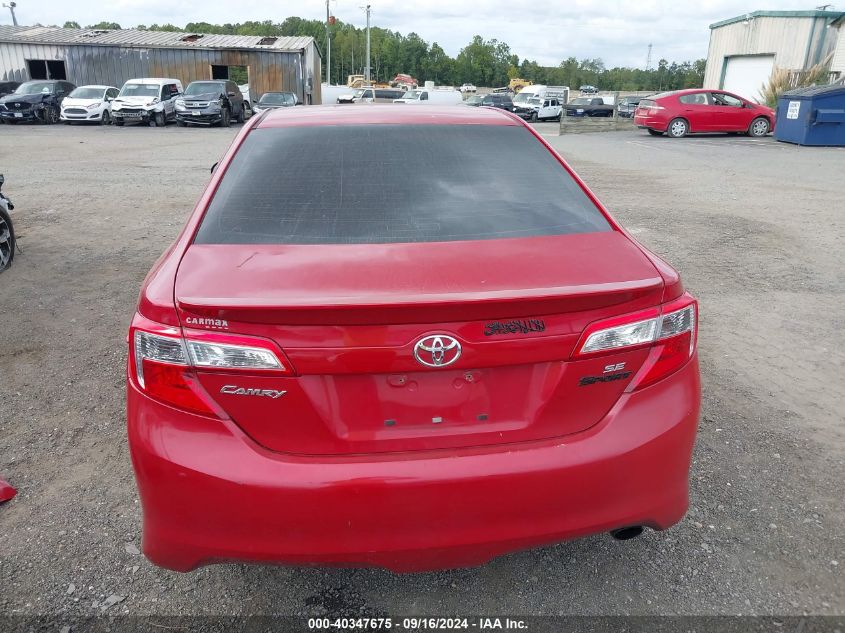 2013 Toyota Camry Se VIN: 4T1BF1FK2DU706919 Lot: 40347675