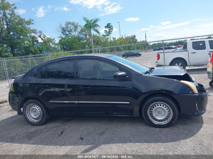 2011 Nissan Sentra 2.0/2.0S/Sr/2.0Sl VIN: 3N1AB6AP5BL655213 Lot: 40347677