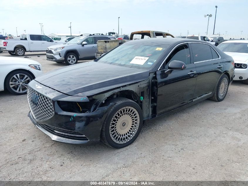 2020 Genesis G90 Ultimate VIN: KMTF54PHXLU078735 Lot: 40347679