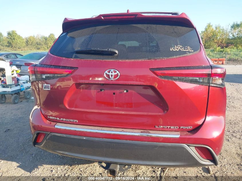 2020 Toyota Highlander Limited VIN: 5FNRL5H90CB145382 Lot: 40347712