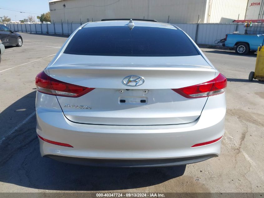 2018 Hyundai Elantra Value Edition VIN: 5NPD84LF9JH375763 Lot: 40347724