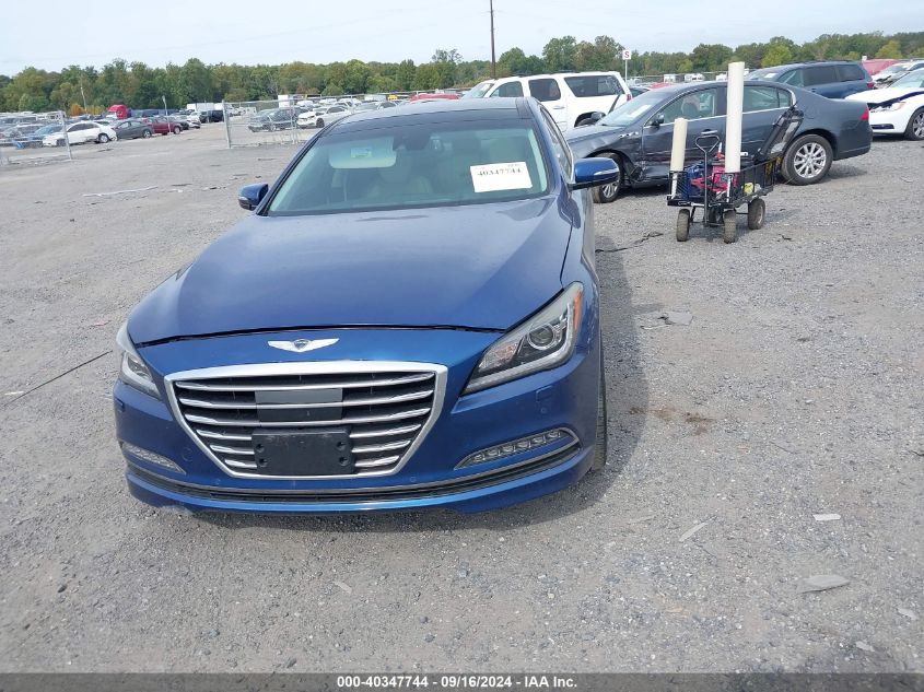 2017 Genesis G80 Premium/Ultimate VIN: KMHGN4JE5HU1934 Lot: 40347744