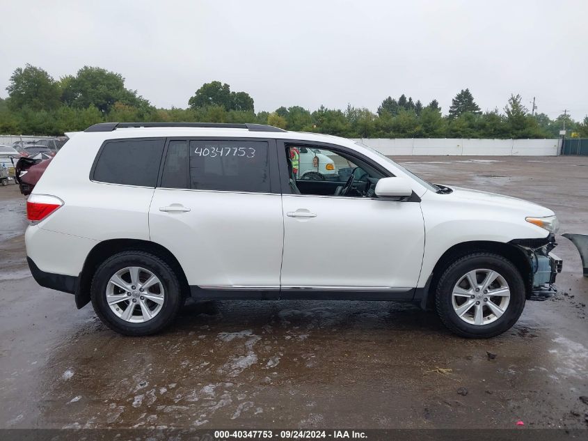 2012 Toyota Highlander Se V6 VIN: 5TDBK3EH7CS100343 Lot: 40347753