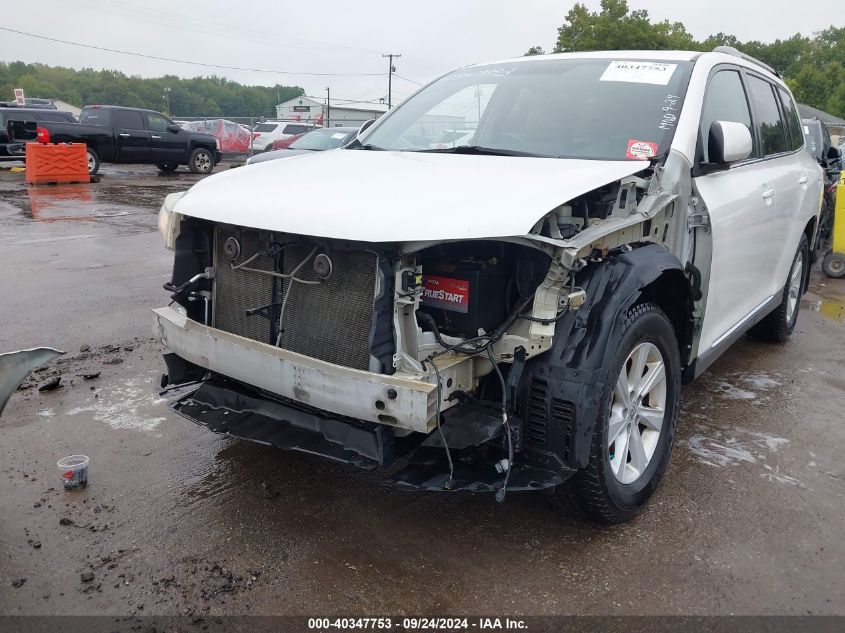 2012 Toyota Highlander Se V6 VIN: 5TDBK3EH7CS100343 Lot: 40347753