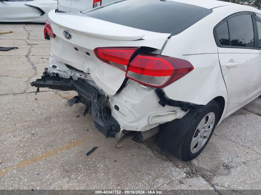 2017 Kia Forte Lx VIN: 3KPFK4A71HE025323 Lot: 40347752