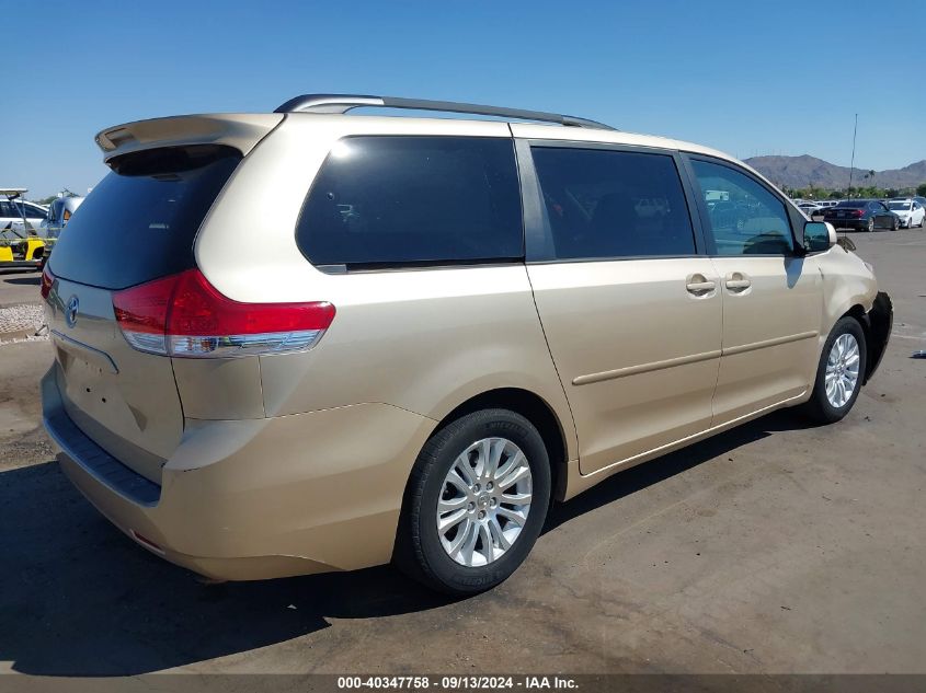 2012 Toyota Sienna Xle V6 8 Passenger VIN: 5TDYK3DC9CS278688 Lot: 40347758