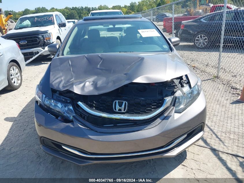 2014 Honda Civic Ex VIN: 19XFB2F8XEE037651 Lot: 40347765