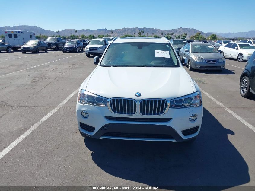 2017 BMW X3 Sdrive28I VIN: 5UXWZ7C50H0V85995 Lot: 40347768