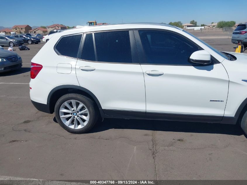 2017 BMW X3 Sdrive28I VIN: 5UXWZ7C50H0V85995 Lot: 40347768