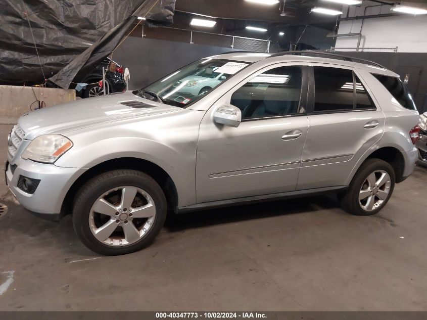 4JGBB86E99A469143 2009 Mercedes-Benz Ml 350 4Matic