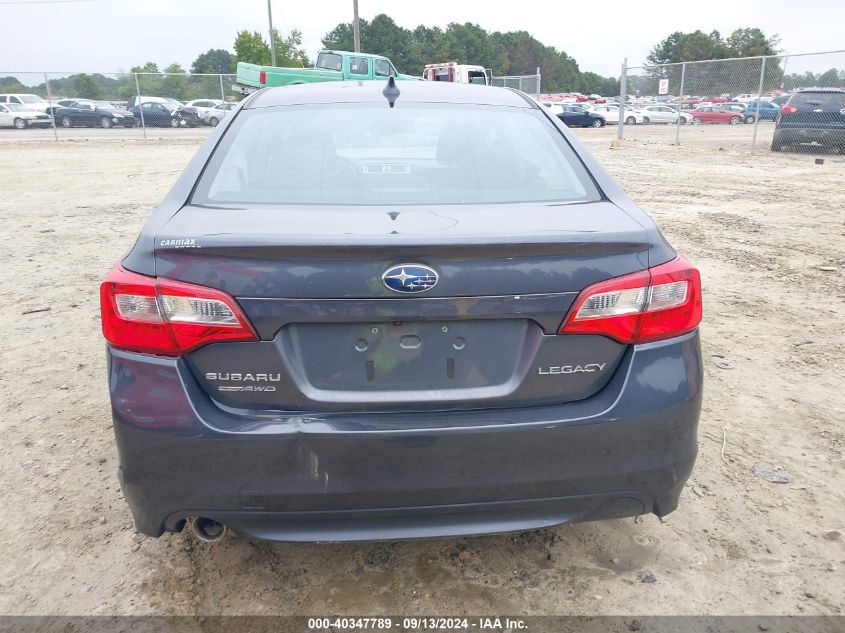 2016 Subaru Legacy 2.5I Premium VIN: 4S3BNBF69G3014506 Lot: 40347789