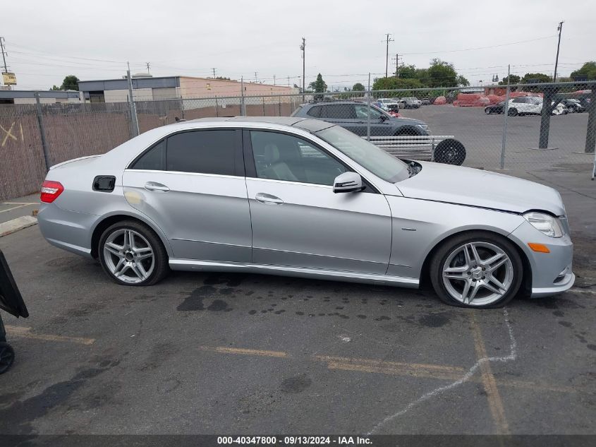 2012 Mercedes-Benz E 350 VIN: WDDHF5KB7CA624721 Lot: 40347800