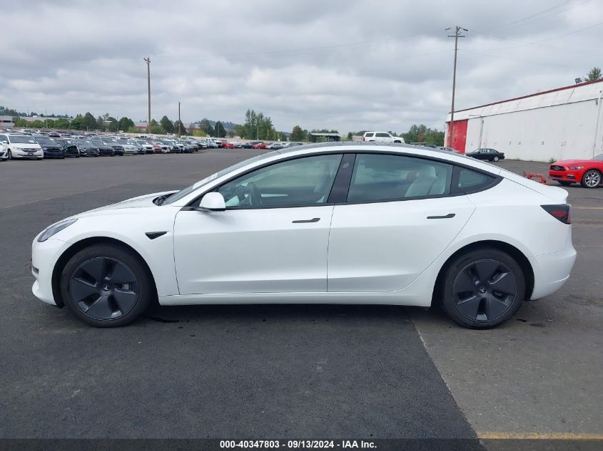 2022 Tesla Model 3 Long Range Dual Motor All-Wheel Drive VIN: 5YJ3E1EB9NF348208 Lot: 40347803